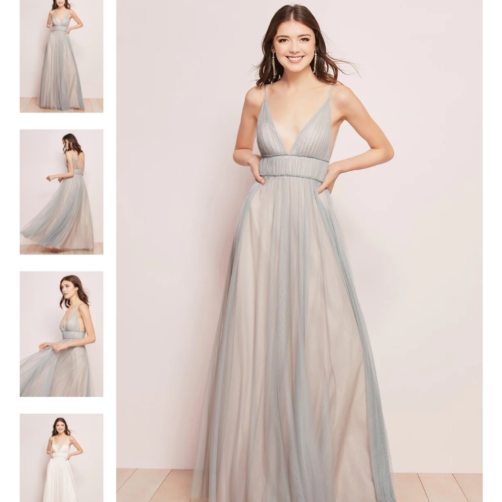 Wtoo by Watters Bridesmaid Dress Callie (Two-Tone) 744X